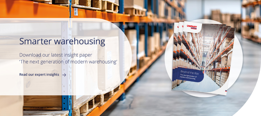 Unipart publishes strategic insight on the evolution of modern warehousing