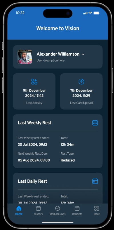 Vision Check- Template builder