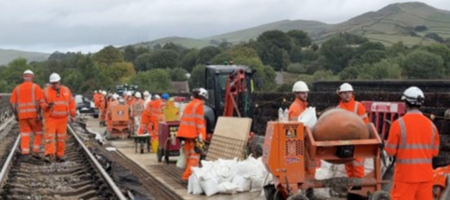 Rail refurbishment reinforces freight links for heavy loads