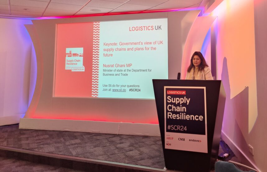 Closer government and industry ties are essential to secure UK’s supply chains, says minister