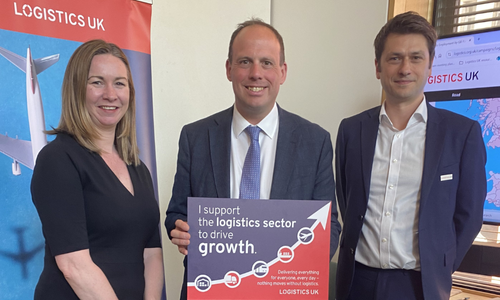 MPs drop in to learn about the logistics sector
