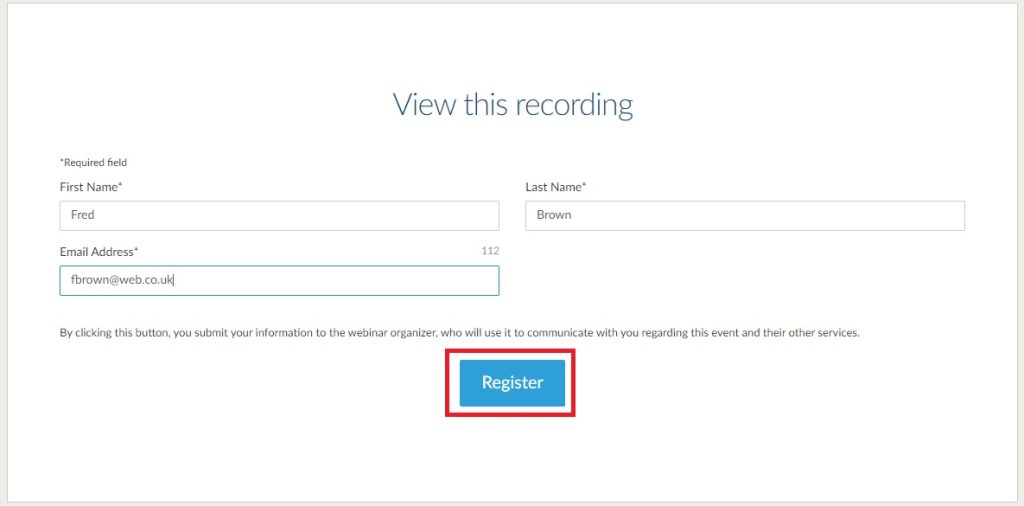 Vision Overview Webinar