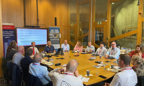 Logistics UK holds Scottish Parliament round table on driver facilities