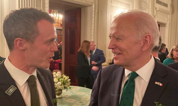 Logistics UK’s Policy Manager for Northern Ireland meets President Joe Biden