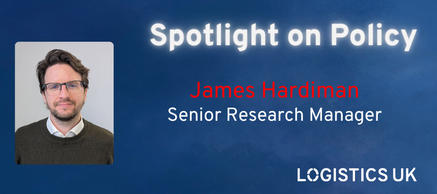 Spotlight on James Hardiman, Senior Research Manager, Logistics UK  