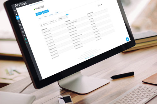 Upload tag added to driver and asset history