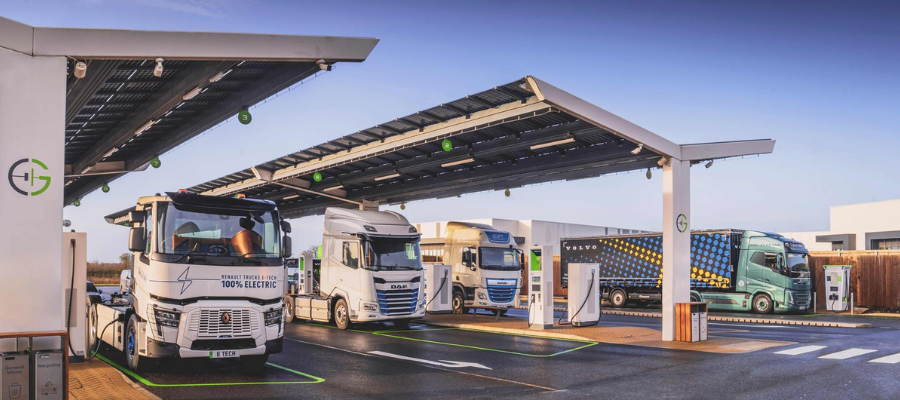 BSI sets HGV charging infrastructure standards