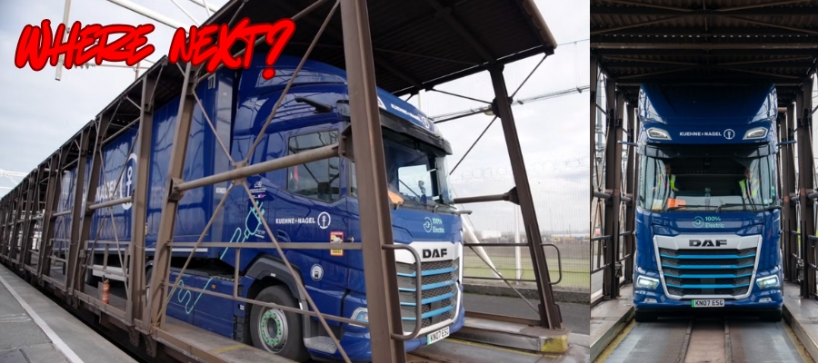 History made as first eHGV is sent through the Channel Tunnel