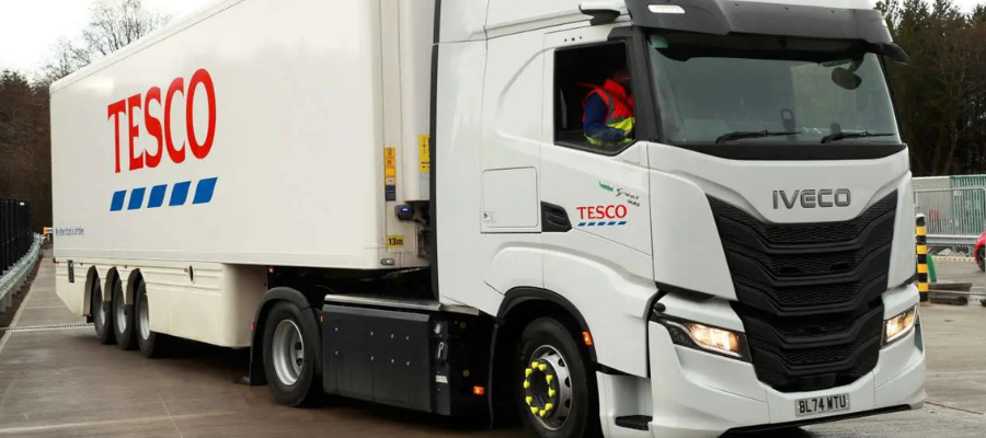 Tesco receives delivery of 42 low-carbon trucks