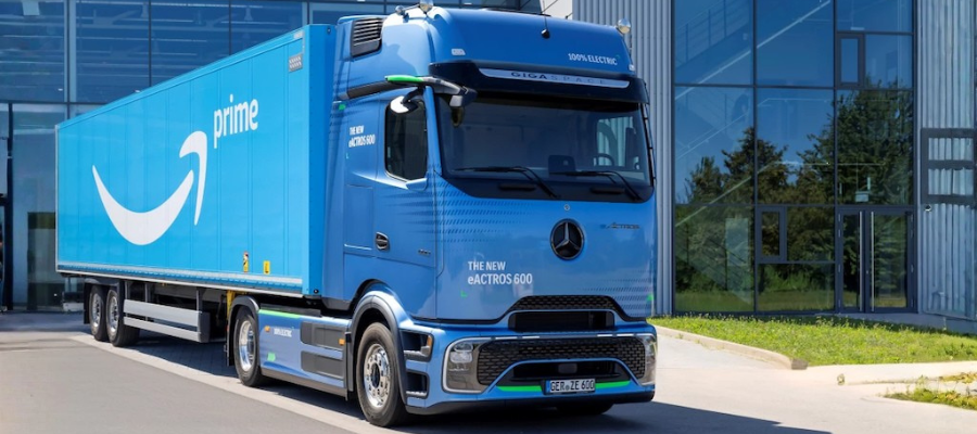 eHGVs rolled out in Amazon’s fleet