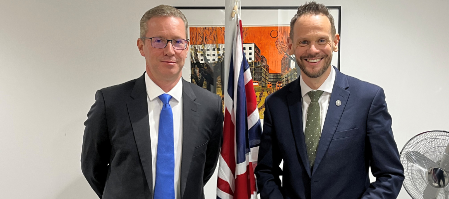Logistics UK’s new CEO meets with Road Minister Simon Lightwood