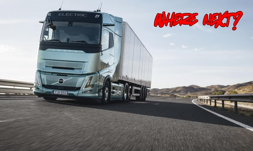 And I would drive 435 miles… new Volvo electric truck ready for long haul