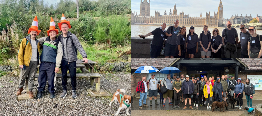 It’s good to walk: Logistics UK workers raise over £1,000 for suicide prevention charity CALM